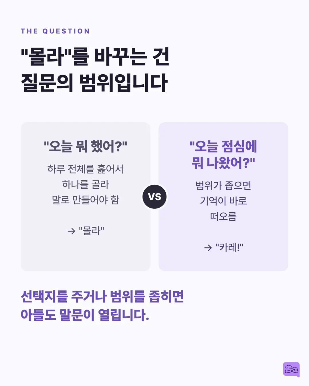 아들이 '몰라'만 반복하는 진짜 이유 — 성별에 따라 대화법이 달라야 할까? — 요약 카드 7